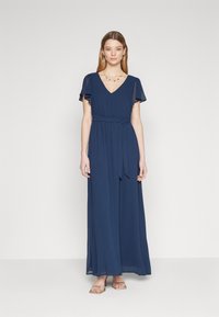 VILA VIMICADA V NECK MAXI DRESS - Gallakjole - navy blazer
