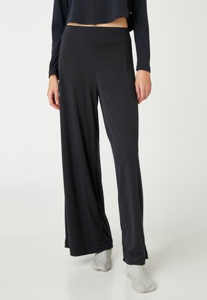 WIDE LEG - Pantalón de pijama - anthracite