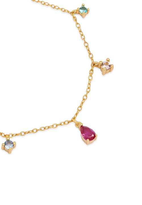 Singularu CASCADE COLORS - Orecchini - gold-coloured/dorato