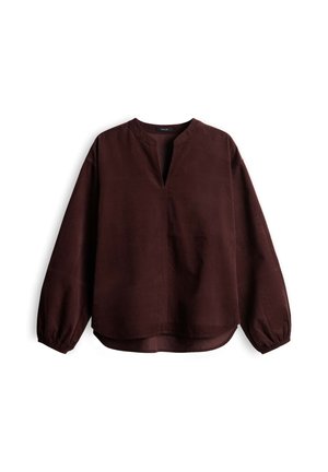 OPUS, LOOSE FIT TUNIC SHAPE - Bluse - cherry jam