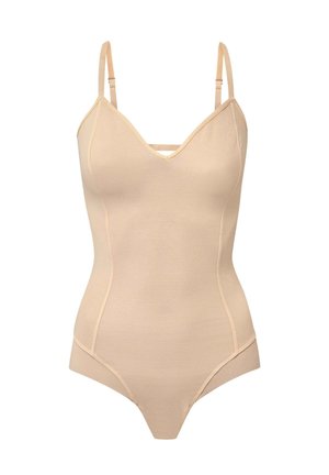 ITEM m6, ALL MESH SHAPING LOW BACK BODY - Body - apricot