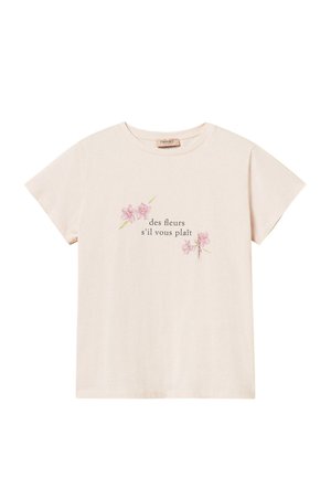 TWINSET, T-shirt con stampa - sabbia rosa
