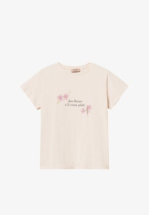 TWINSET, T-shirt con stampa - sabbia rosa