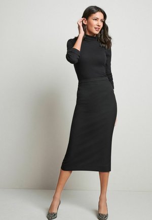 Next TAILORED MIDI PENCIL SKIRT - Kynähame - black