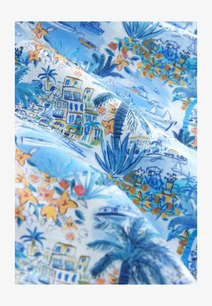 Next, REGULAR FIT - SIGNATURE LIBERTY SHORT SLEEVE SHIRT . - Skjorter - blue palm