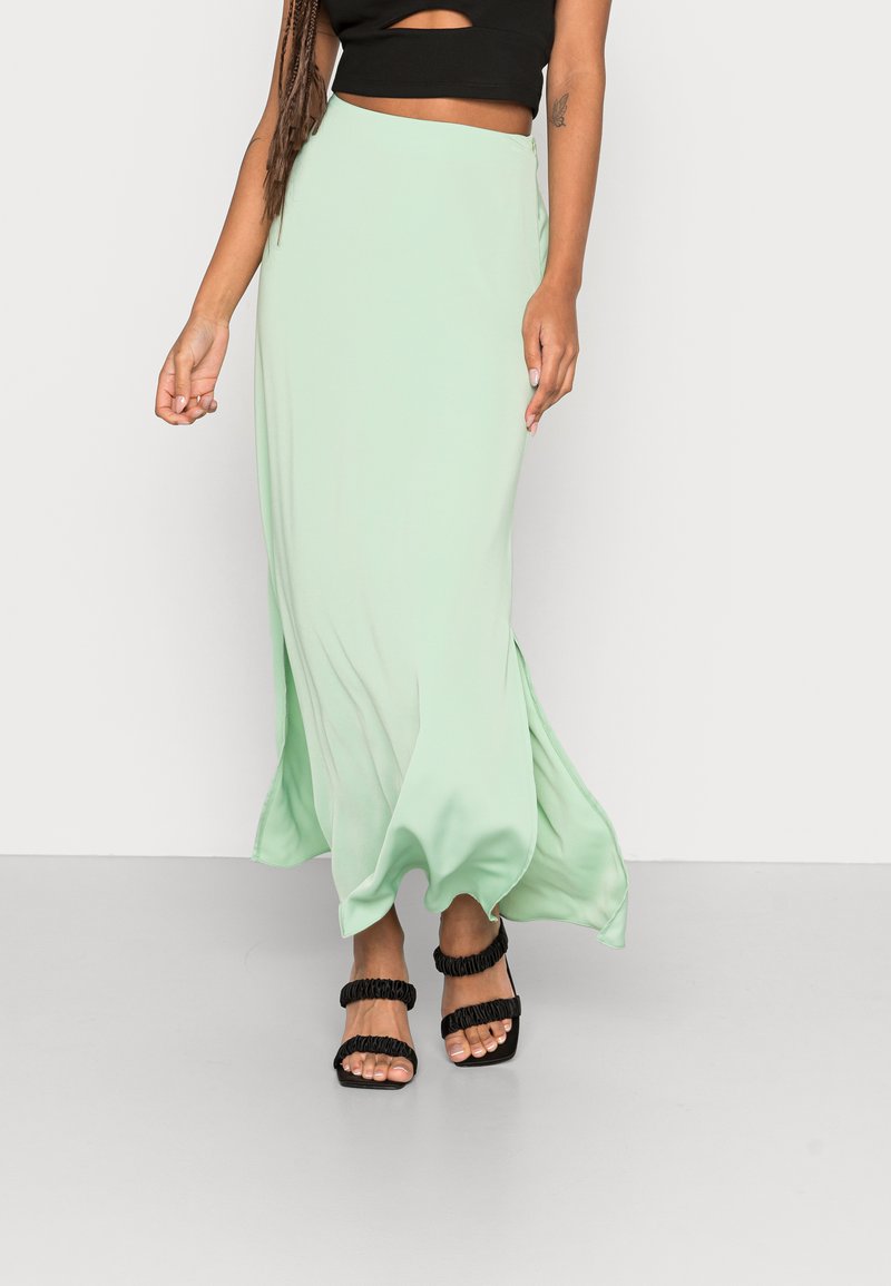 Damen Jeansröcke | NA-KD FLOWY MIDI SKIRTA-Linien-Rockpistachio/grün - OE16051 Damen Jeansröcke | NA-KD FLOWY MIDI SKIRTA-Linien-Rockpistachio/grün - OE16051