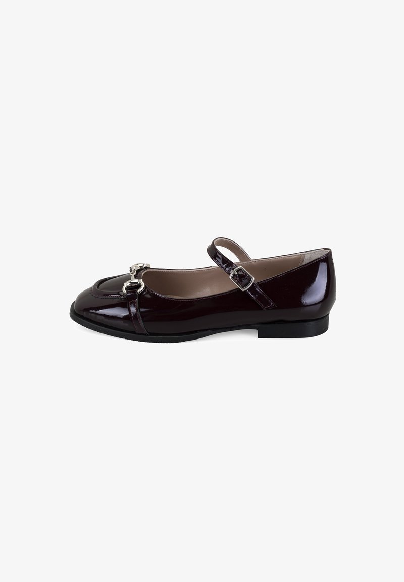 Desa Ballerina's met enkelbandjes - bordeaux