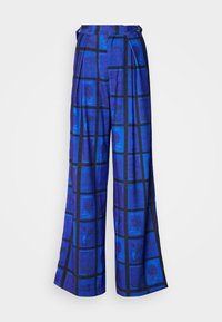 POST STAMP SET TROUSERS - Pantaloni - blue