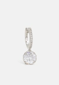 kate spade new york PAVE HUGGIES - Naušnice - clear/silver-coloured