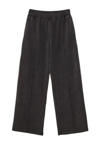JOGGERS WITH INTERLOCK DETAIL - Pantaloni sportivi - dark grey