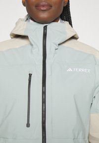 adidas Terrex TERREX XPLORIC RAIN.RDY - Hardshell jacket - silver/beige