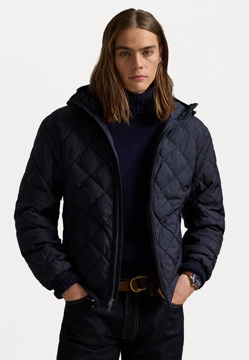 Polo Ralph Lauren - MITCHELL QUILTED HOODED DOWN JACKET - Doudoune - collection navy, Agrandir