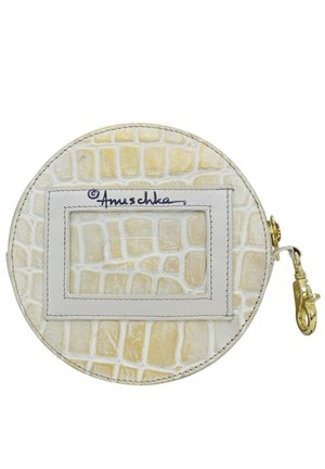 PAINTED - Portemonnee - croco embossed cream gold
