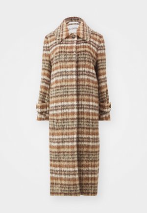 Rodebjer AIDA BRUSHED CHECK - Klassikaline mantel - brown