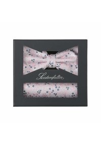 Seidenfalter SET - Einstecktuch - rosa