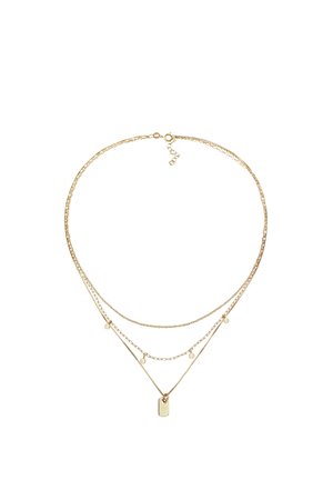LAYER PLÄTTCHEN - Collier - gold-coloured