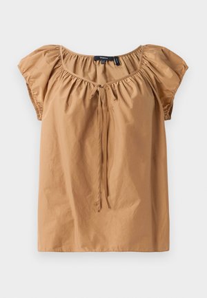 Theory EASY TIE SOFT LAW - Bluse - bronze