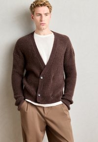 Scotch & Soda HAIRY CARDIGAN - Kardigán - demitasse