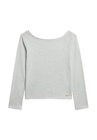 Langarmshirt - iced grey marl