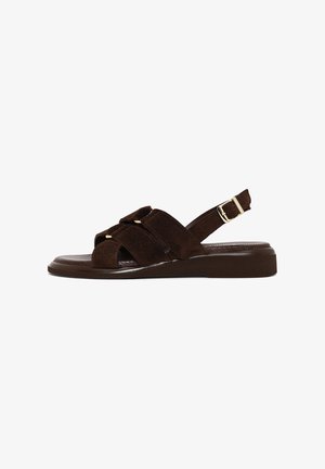 Derimod, Sandalias de cuña - brown