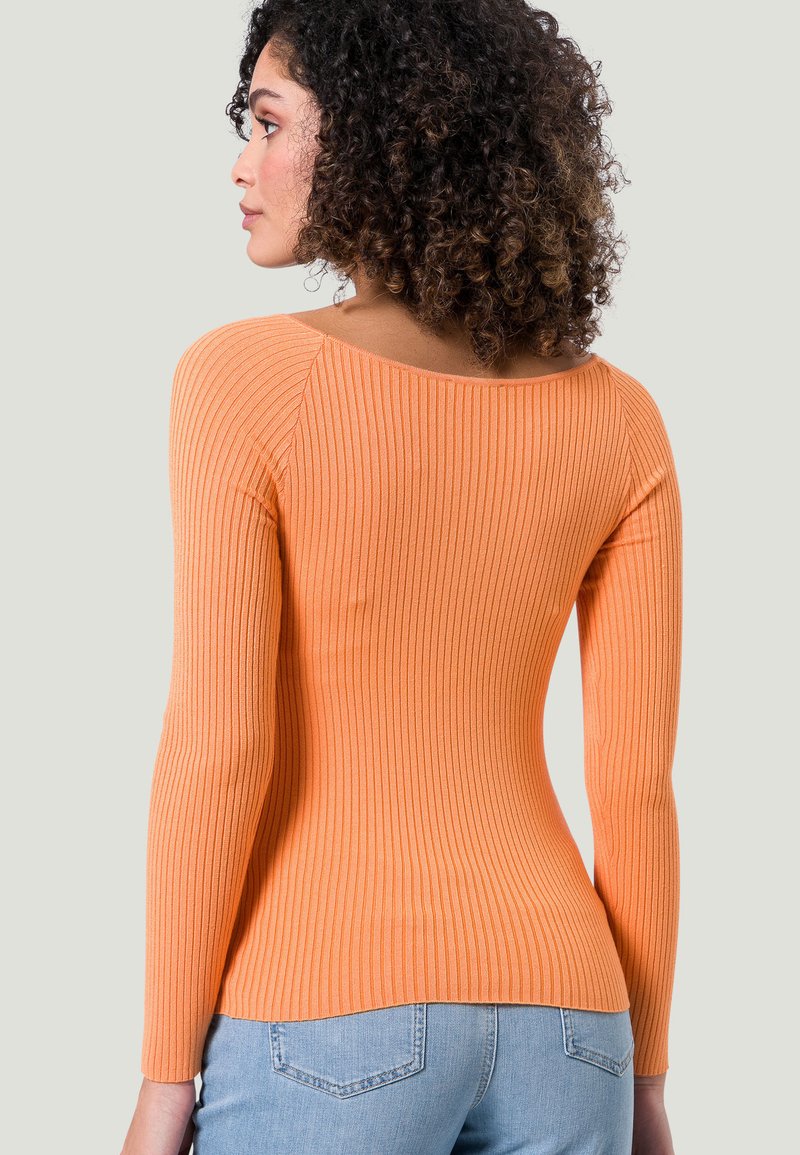Damen Strickjacken | zero Strickpullover tangerine/orange - EX13400 Damen Strickjacken | zero Strickpullover tangerine/orange - EX13400