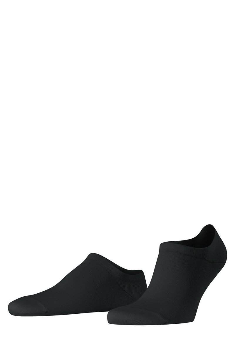Chaussettes De Ski Falke SK 2 Pour Femme - Noires, Anatomie Gauche/droite, Rembourrage Zones Sensibles - Chaleur, Confort, évacuation Humidité