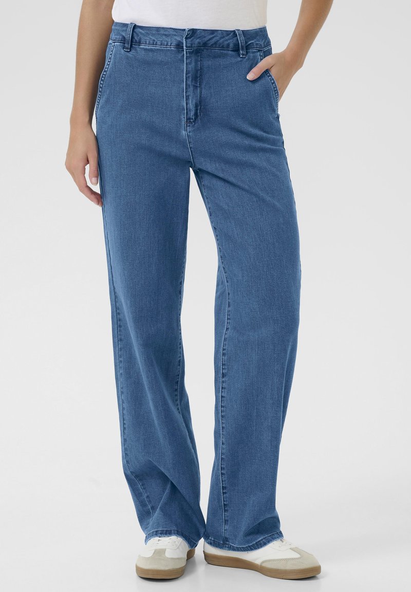 Cream Relaxed fit jeans - indigo blue denim