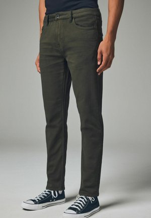 COMFORT STRETCH - Karcsúsított farmerek - khaki green