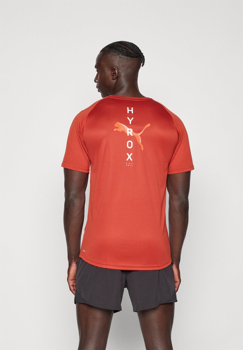 Puma HYROX FIT ULTRABREATHE TRIBLEND TEE - T-shirt de sport - mars red