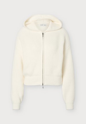 Hollister Co., CHASE HOODED SWEATER - Жилетка - offwhite