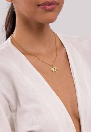 WORLD MAP - Necklace - gold-coloured