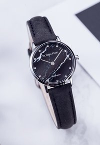 Victoria Hyde MARBLE DIA ULTRA THIN MINIMALIST - Ručni sat - schwarz
