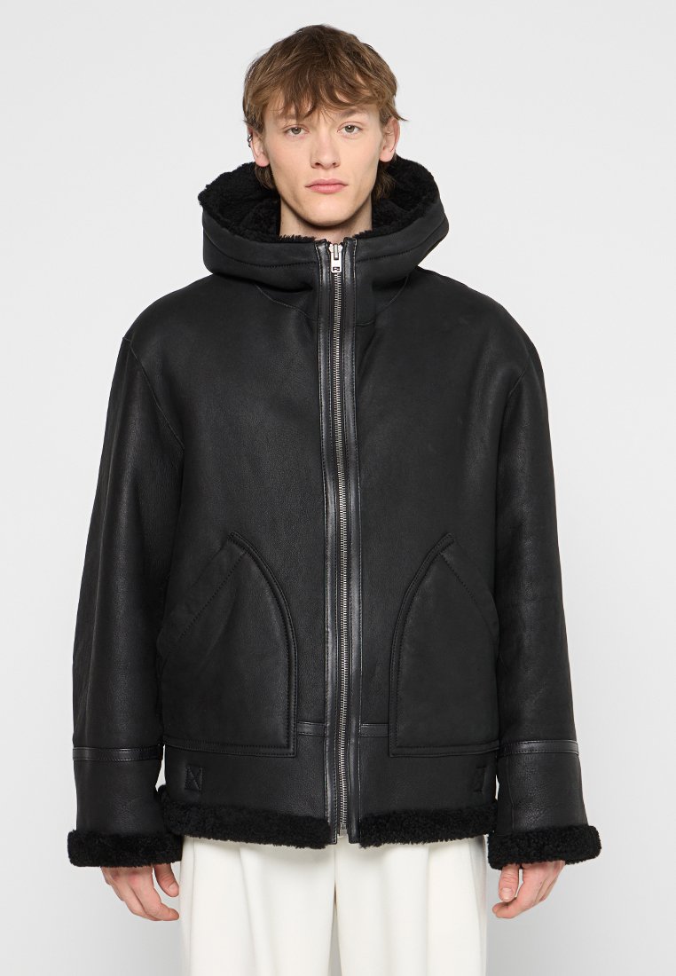 Coach Leren jas zwart Coach Leren jas zwart