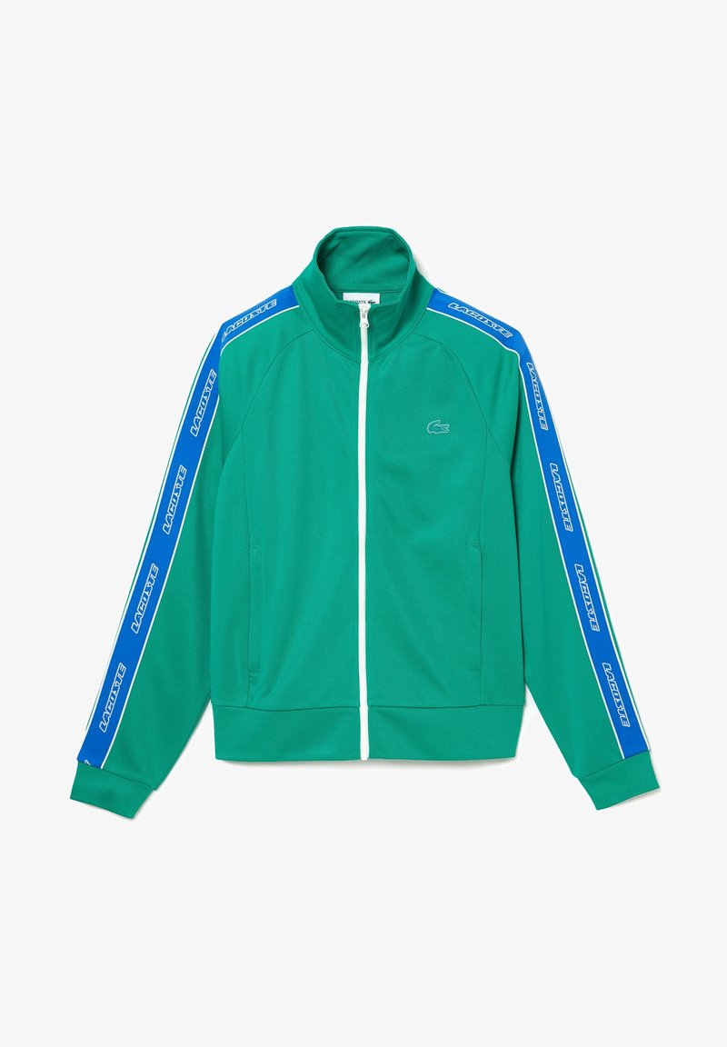 Lacoste Trainingsjacke Lacoste Jacke Grün Lacoste Trainingsjacke Herren Grün, Weiß Tennis-Point