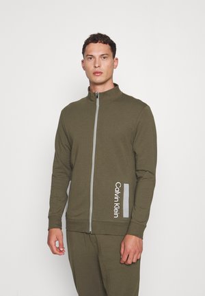 GALVANIZE LOUNGE FULL ZIP - Pyjamapaita - green