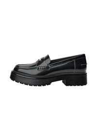 CHUNKY - LOAFERS - Loaferit/pistokkaat - black