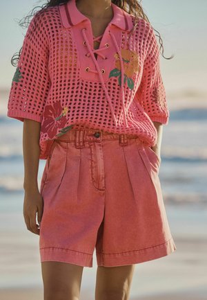 Next, REGULAR FIT - CHINO SHORTS . - Denim shorts - washed pink