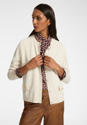 CON BOTTONI - Cardigan - bianco
