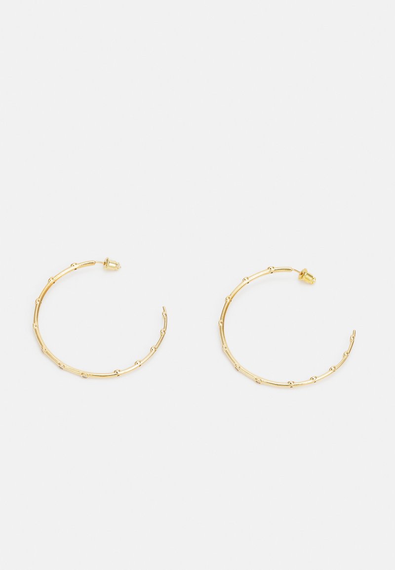 Orelia FINE STATION LARGE HOOPS Earrings pale goldcoloured/gold