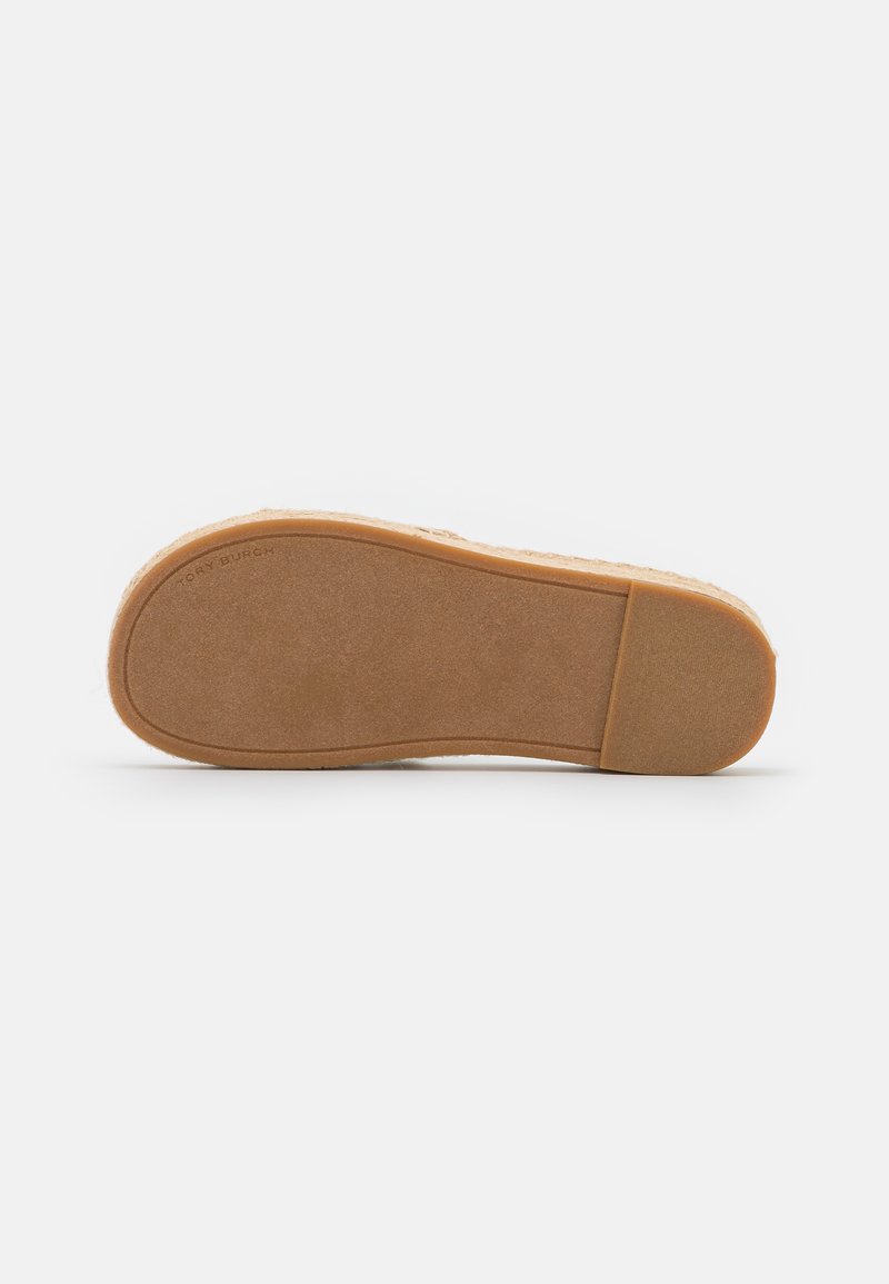 Damen Bekleidung | Tory Burch RIBBON SLIDE Pantolette flach new cream/perfect black/weiß - OF50439 Damen Bekleidung | Tory Burch RIBBON SLIDE Pantolette flach new cream/perfect black/weiß - OF50439