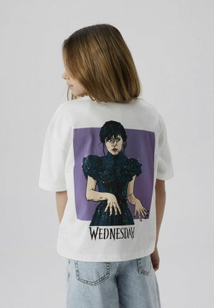 WEDNESDAY - Camiseta estampada - cloud dancer