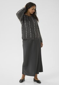 Kaffe Curve LORENNA - Kardiganas - dark grey melange