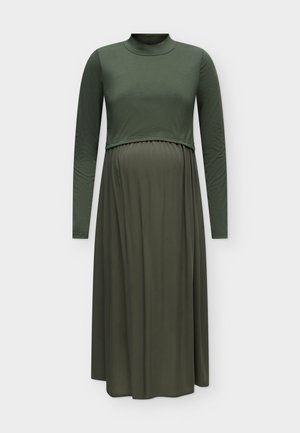 MAMALICIOUS, MLCATHY MIX MIDI DRESS  - Рокля-тениска - rifle green