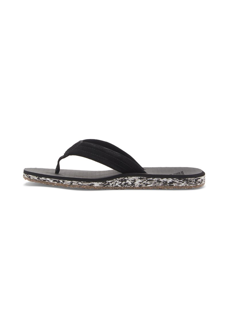 Quiksilver CARVER  - Sandále T-bar - black