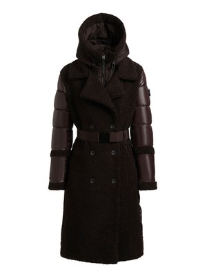 khujo, KALMIA2 - 2IN1 (EINSATZ HERAUSNEHMBAR) - Manteau d'hiver - chocolate chip