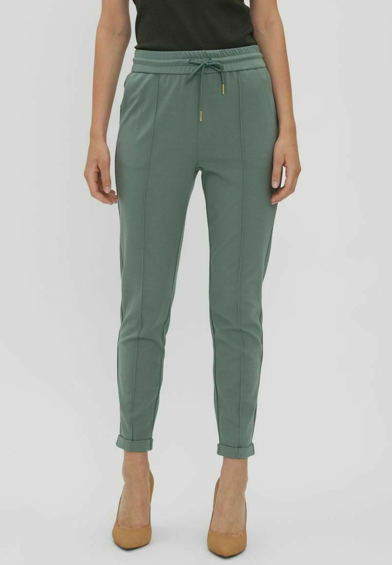 Vero Moda IN MID-RISE - Trainingsbroek - laurel wreath/groen gemêleerd -  Zalando.nl