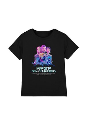 K-POP DEMON HUNTERS - HUNTRIX BILLBOARD POSTER - Print T-shirt - black