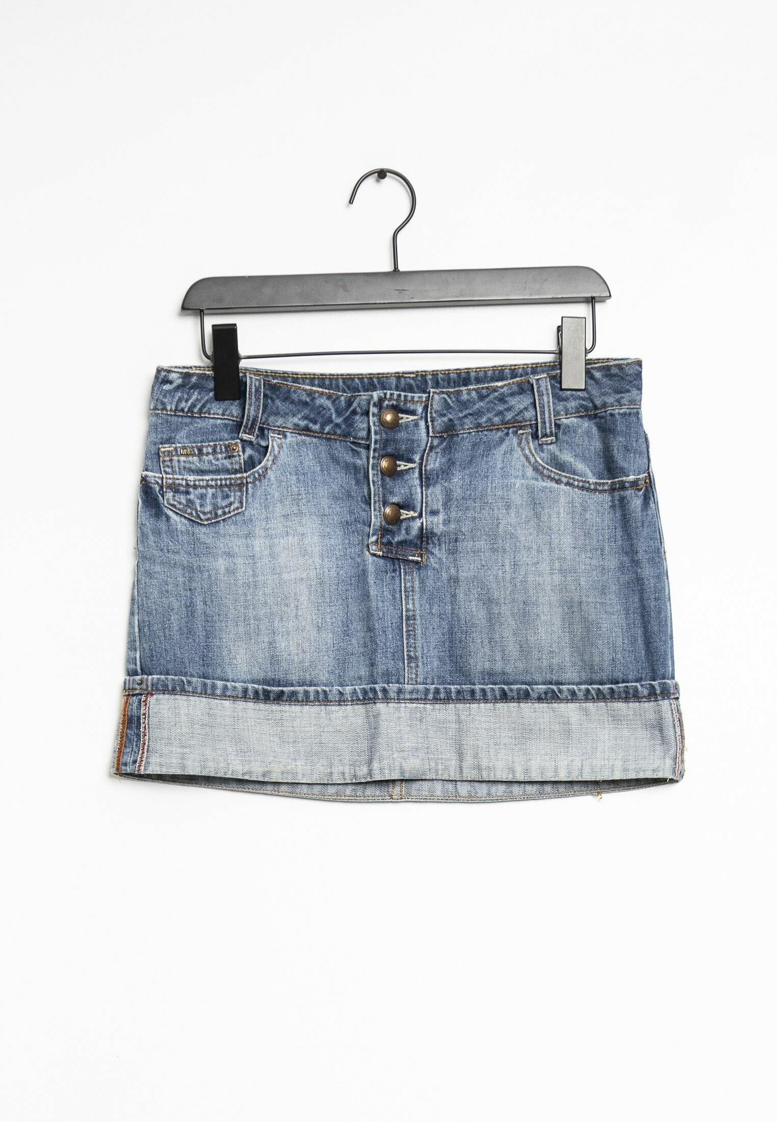 Mango Falda vaquera - blue/blue denim - Zalando.es