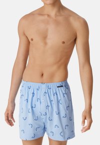 Schiesser 2 PACK - Boxer shorts - hellblau dunkelblau
