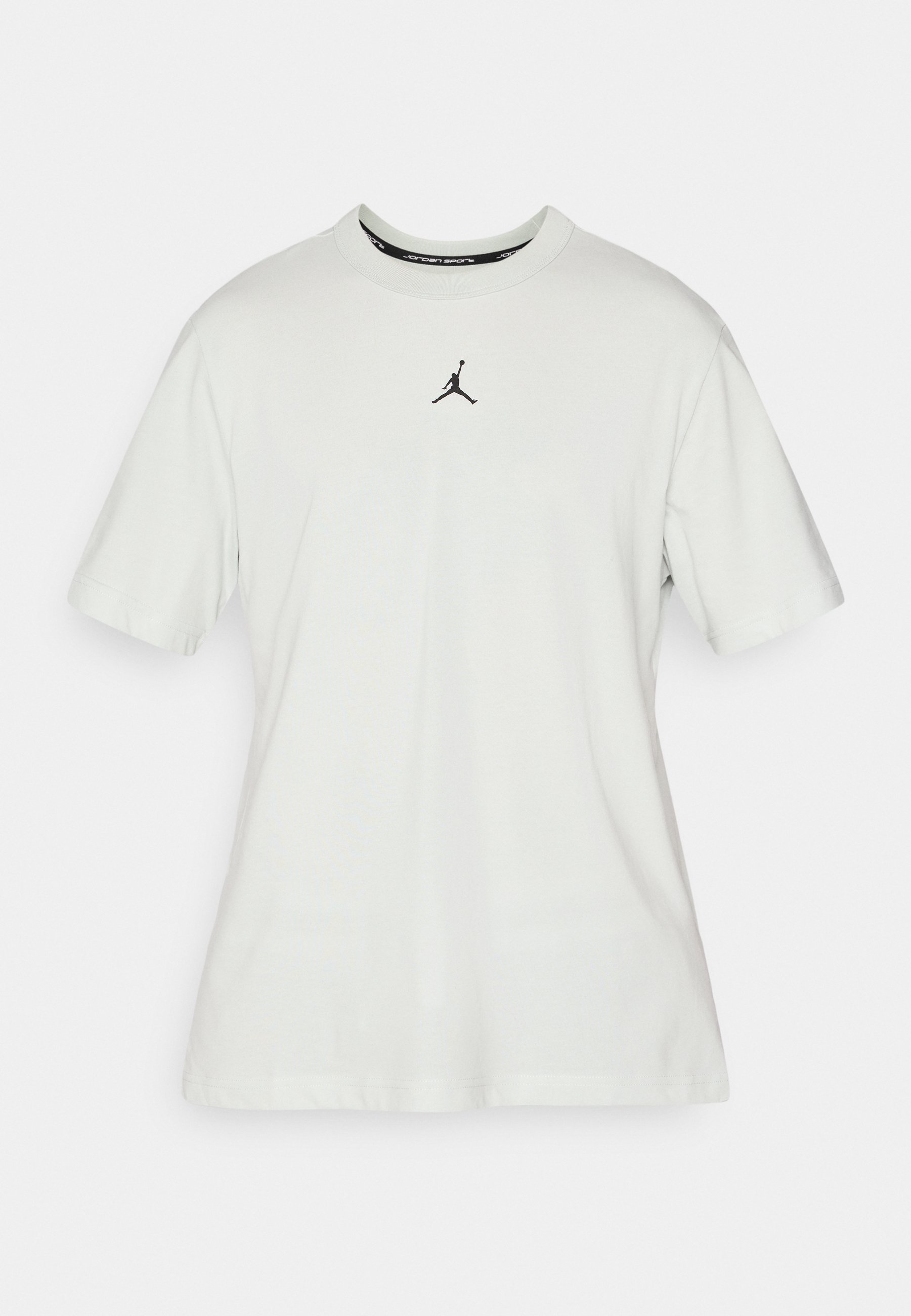 silver and black jordan shirt